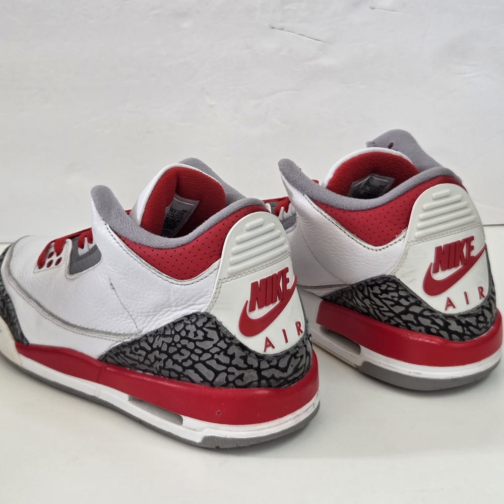 Jordan 3 Retro Mid Fire Red DM0967-160 Size 7Y Or Womens 8.5 - Picture 5 of 9